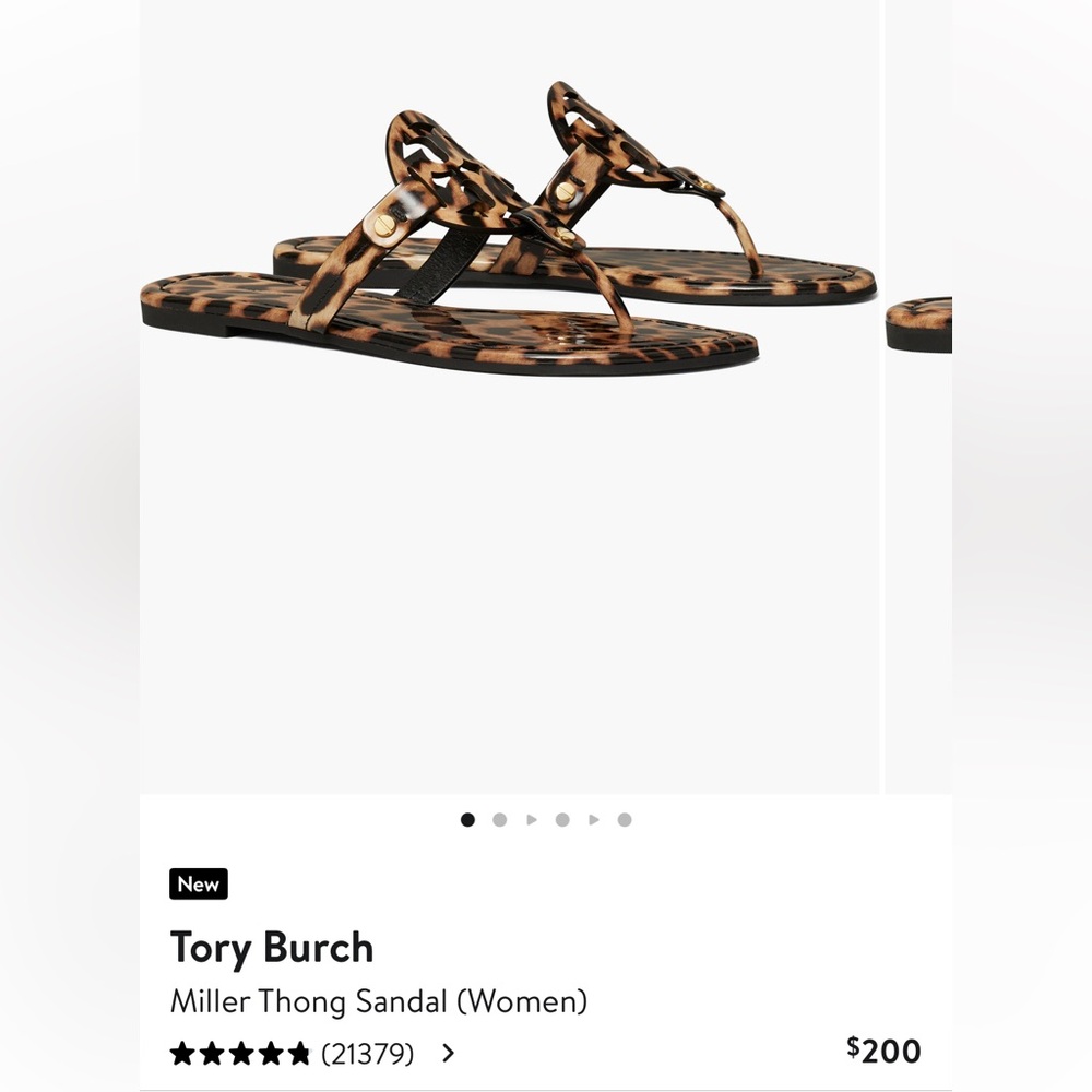 Tory Burch Miller Leopard Sandal
